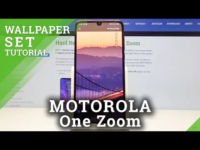 'Video thumbnail for How to Change Wallpaper in Motorola One Zoom – Refresh Screen'