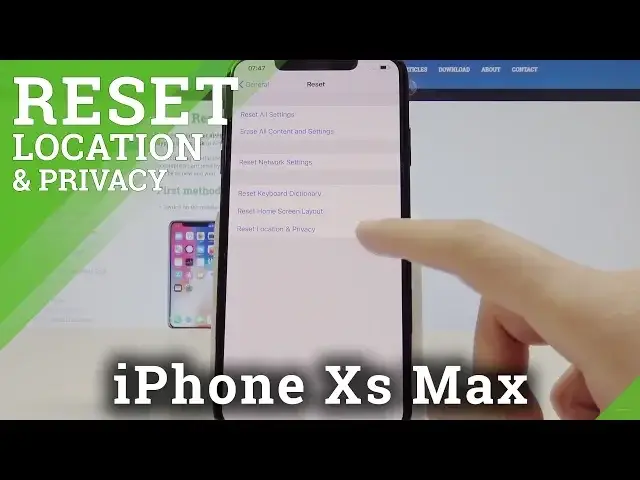 'Video thumbnail for How to Reset Location in iPhone Xs Max - Restore Default Privacy Settings'