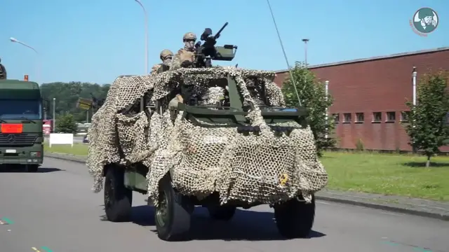 'Video thumbnail for Belgian army military parade national day 21 July 2016 rehearsal Belgium armoured combat vehicles'
