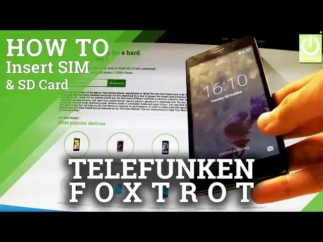 Video thumbnail for Insert SIM and SD Card in TELEFUNKEN Foxtrot - How to use SIM