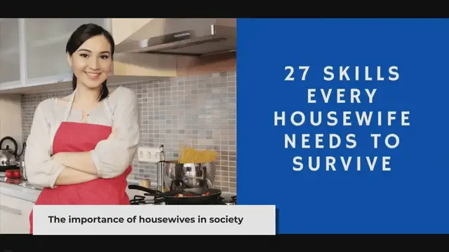 Video thumbnail for 27 Skills Every Housewife Needs To Survive