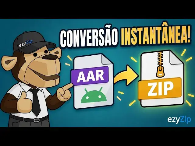Video thumbnail for 📦 Como Converter AAR para ZIP Online Grátis | Sem Instalar Software