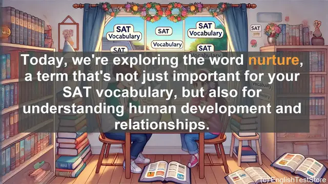 Video thumbnail for 5000 Must Know SAT Vocabulary - Nurture: A Key SAT Vocabulary Word Explained