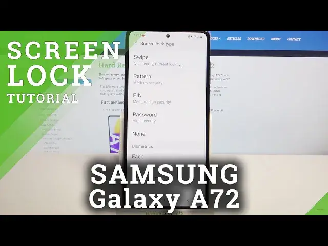 'Video thumbnail for How to Set Up Screen Lock on SAMSUNG Galaxy A72 – Enable Face Recognition'