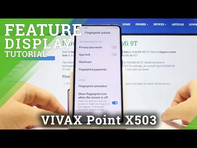 Video thumbnail for How to Display Fingerprint Icon on Lock Screen on XIAOMI Mi 9T – Fingerprint Icon