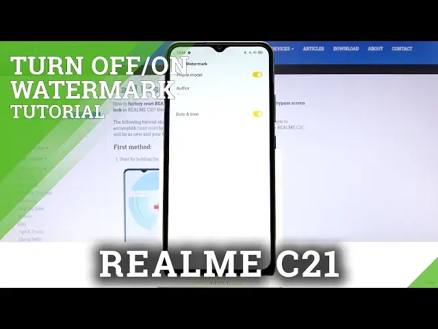 Video thumbnail for How to Add Watermark to Photos in REALME C21 – Camera Watermark