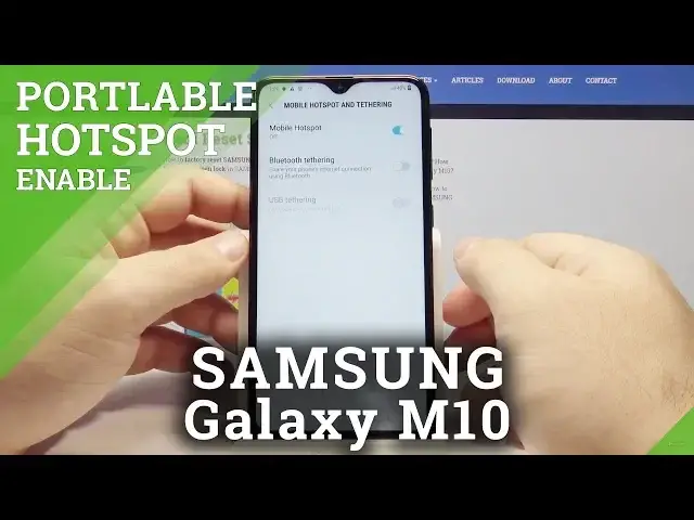 Video thumbnail for Portable Hotspot SAMSUNG Galaxy M10 - Enable Mobile Hotspot / Allow Wi-Fi Sharing