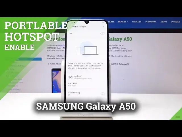 Video thumbnail for How to Enable Portable Hotspot in SAMSUNG Galaxy A50 - Create Wi-Fi Hotspot