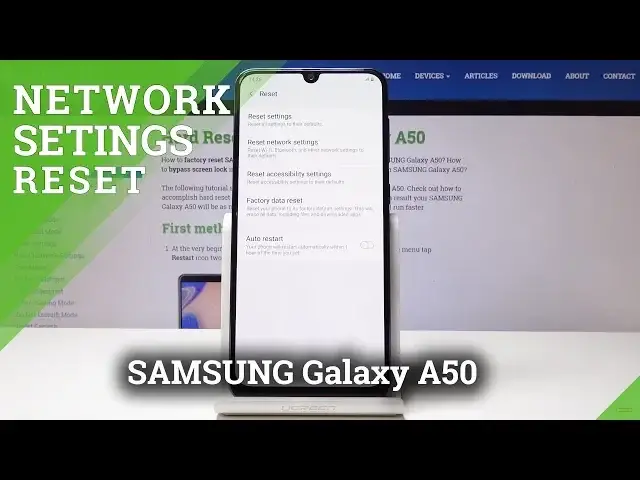 Video thumbnail for How to Reset Network Settings in SAMSUNG Galaxy A50 - Restore Default Network