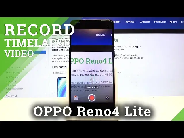 Video thumbnail for How to Record Time Lapse in OPPO Reno4 Lite – Make Videos Faster
