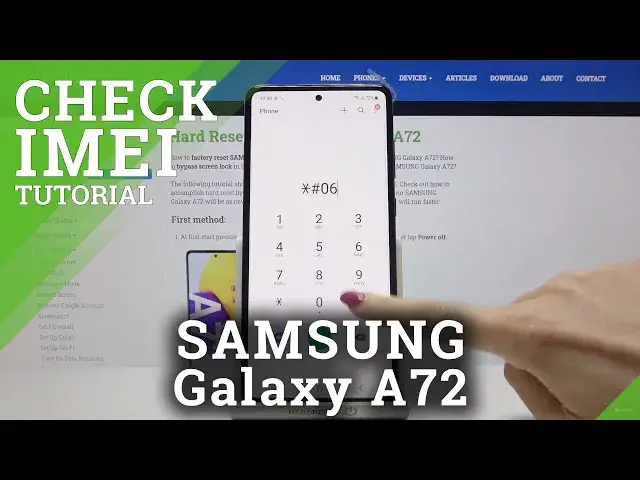 'Video thumbnail for SAMSUNG Galaxy A72 and IMEI Number – Check Serial Number'