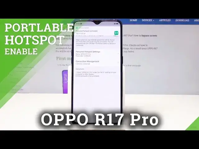 Video thumbnail for How to Activate Portable Hotspot in OPPO R17 Pro - Network Sharing