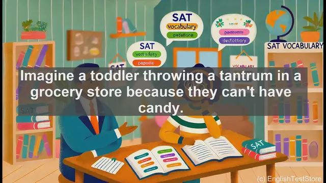 Video thumbnail for 5000 Must Know SAT Vocabulary - SAT Vocabulary: Understanding 'Petulant'