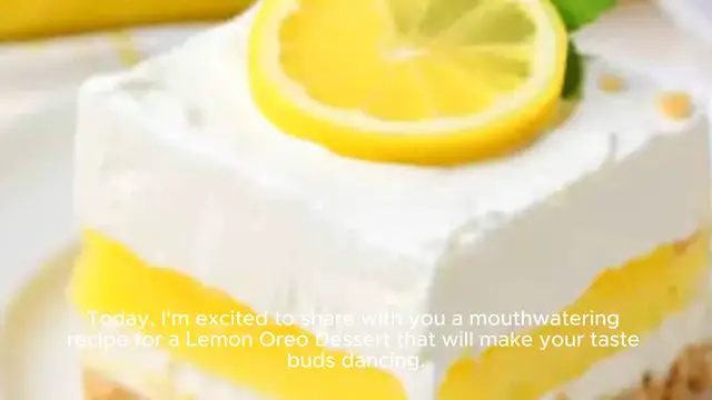 Video thumbnail for Lemon Oreo Dessert