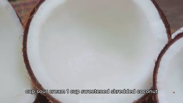 Video thumbnail for Ambrosia salad recipe