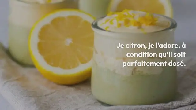 Video thumbnail for Mousse de mascarpone au citron et thé matcha