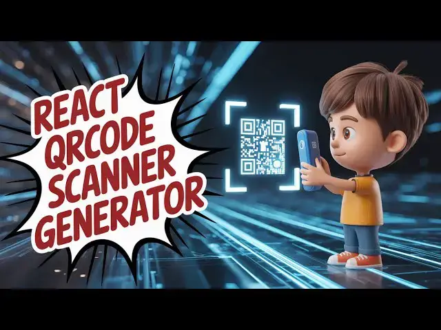 Video thumbnail for Build a React.js QRCode Scanner & Generator Web App in Browser Using jsQR Library in TypeScript