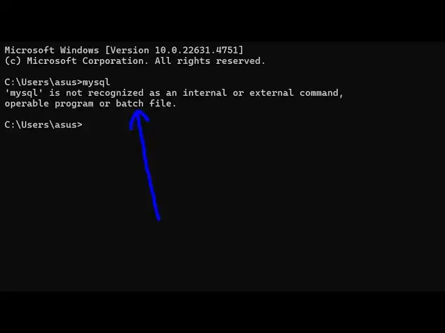 Video thumbnail for [Solved] XAMPP mysql is not recognized as an internal and external command Error