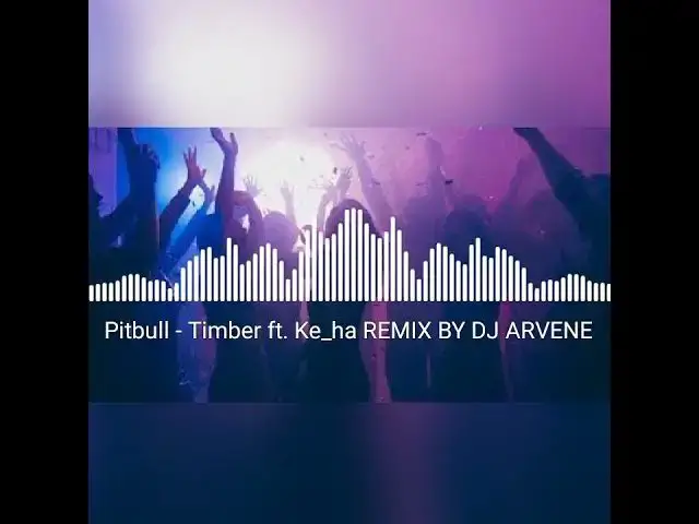 Video thumbnail for Pitbull - Timber  ft. Ke_ha remix by dj arvene
