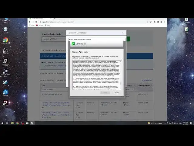 Video thumbnail for Install Windows drivers for Lexmark 2200 series / Install drivers for Lexmark NB2235i on Windows