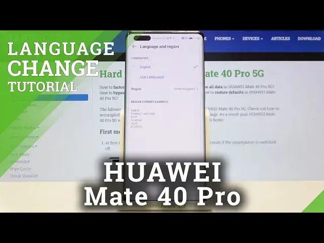 Video thumbnail for How to Change System Language on Huawei Mate 40 Pro - Set Up Default Language