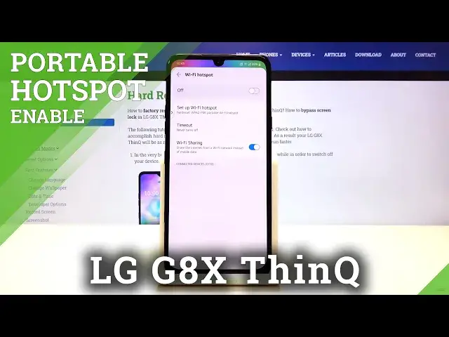 Video thumbnail for How to Enable Portable Hotspot on LG G8X ThinQ - Manage Network Settings