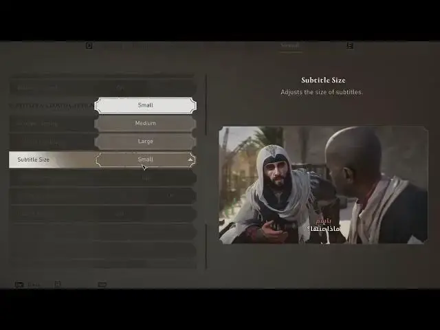 Video thumbnail for How to Enable or Disable Subtitles in Assassin's Creed Mirage? | Manage Subtitles