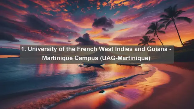 Video thumbnail for Unveiling Excellence: Top 10 Universities in Martinique