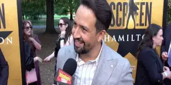 'Video thumbnail for Video: HAMILTON's Original Stars Reunite to Celebrate Big Screen Release'