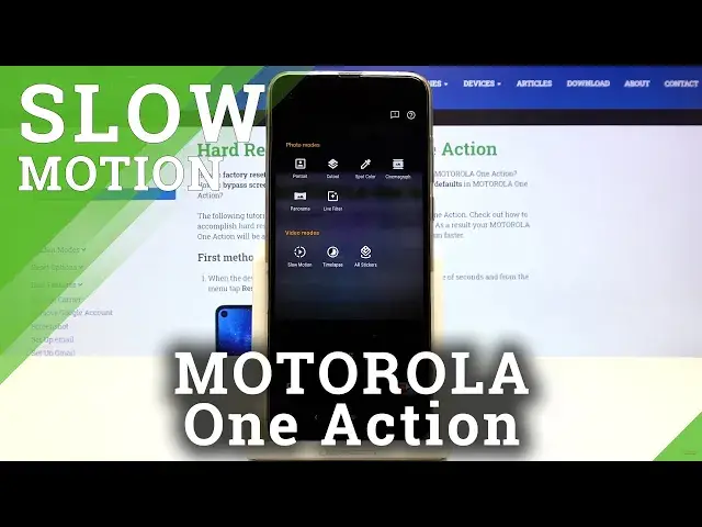 Video thumbnail for How to Use Slow Motion on MOTOROLA One Action – Record in Slow Motion