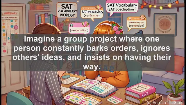 Video thumbnail for 5000 Must Know SAT Vocabulary - Understanding 'Domineer': The Verb of Overbearing Control