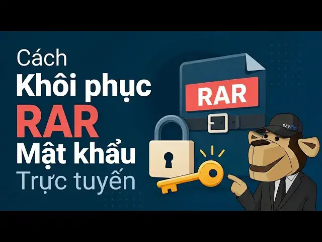 Video thumbnail for 📦 Cách Bẻ Khóa Mật Khẩu RAR Trực Tuyến Miễn Phí | Không Cần Cài Đặt Phần Mềm