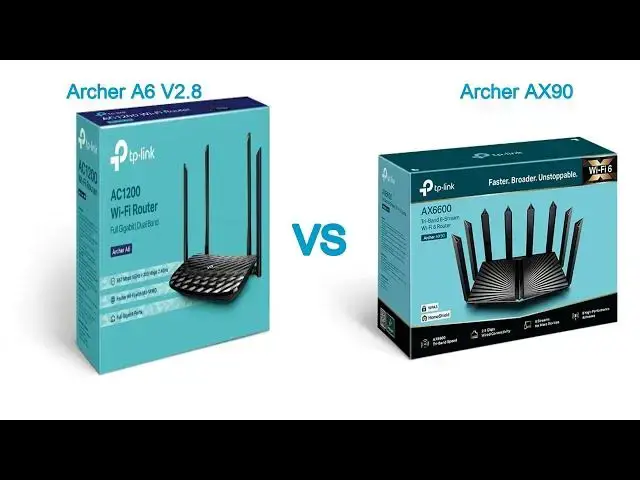 Video thumbnail for TP-Link Router Showdown: Archer A6 vs. Archer AX90 | The Ultimate Comparison Guide!