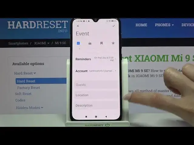Video thumbnail for How to Add Event to Calendar in XIAOMI Mi 9 SE – Set Reminder