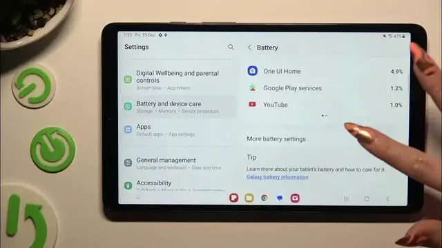 Video thumbnail for How to Turn On/Off Fast Charging on SAMSUNG GALAXY TAB A9 – Switch Charging Mode