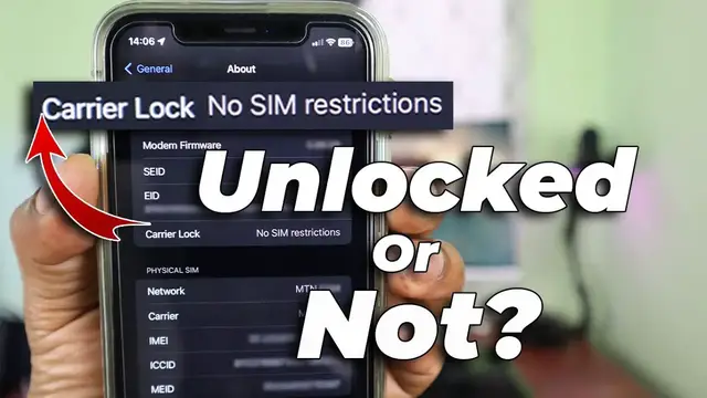 Video thumbnail for How to check if iPhone is Factory Unlocked