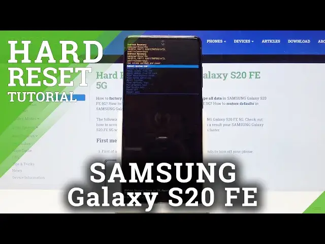 Video thumbnail for Hard Reset by Recovery Mode SAMSUNG Galaxy S20 FE 5G | Remove Screen Lock