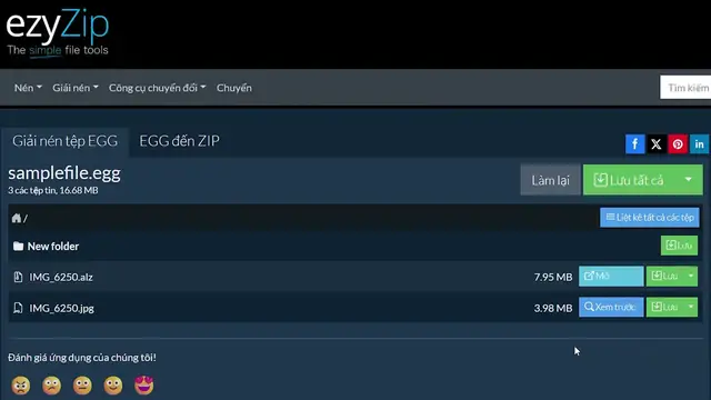 Video thumbnail for 📦 Cách Trích Xuất Tập Tin EGG Trực Tuyến Miễn Phí │ Không Cần Cài Đặt Phần Mềm