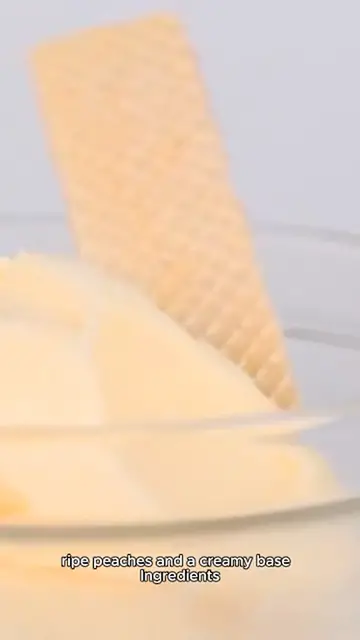 'Video thumbnail for Georgia peach ice cream recipe'