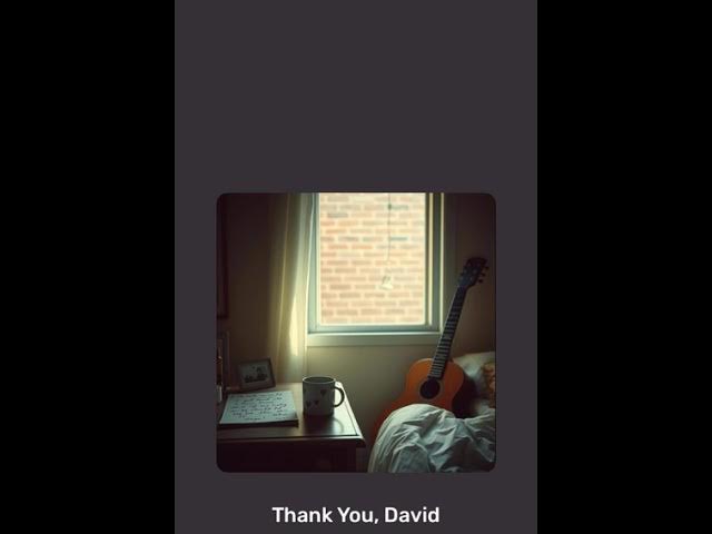 Video thumbnail for Thank You, David