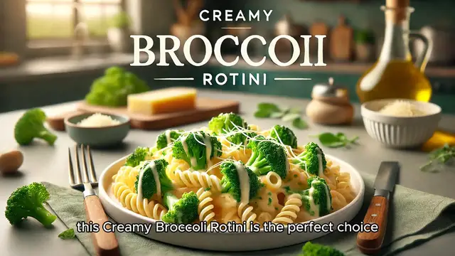 Video thumbnail for Creamy Broccoli Rotini