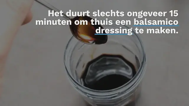 Video thumbnail for Balsamico dressing