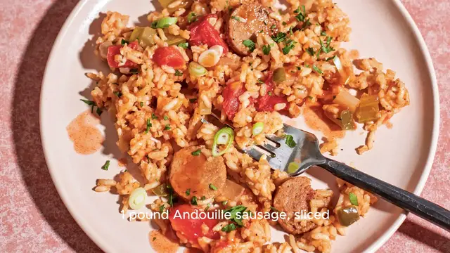 Video thumbnail for Delicious Jambalaya Recipe