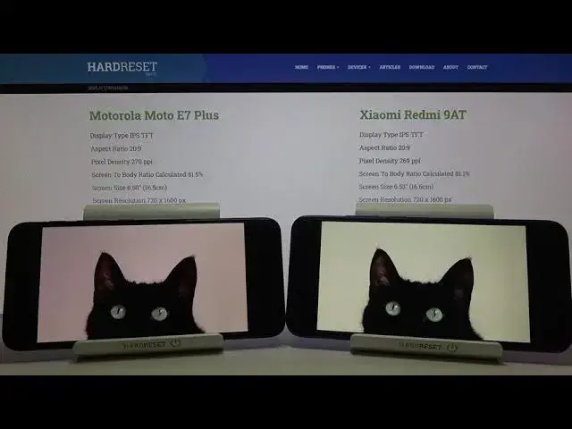 Video thumbnail for MOTOROLA Moto E7 Plus & XIAOMI Redmi 9AT – Compare Display / Verify Color Saturation