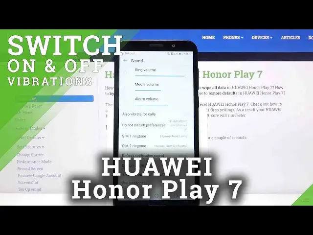 'Video thumbnail for Vibration Mode – HUAWEI Honor Play 7 and Vibration Settings'