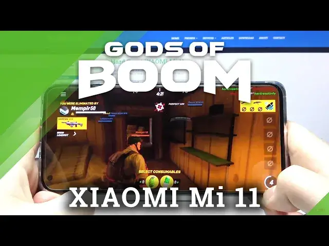 'Video thumbnail for Test Game Gods of Boom on Xiaomi Mi 11 | Snapdragon 888 | 8 GB RAM | Gameplay - FPS Check'