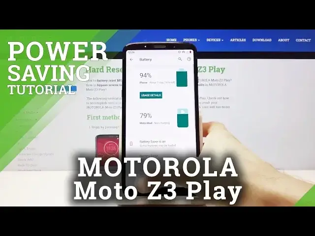 Video thumbnail for How to Enter Power Saving Mode in MOTOROLA Moto Z3 Play – Save Battery