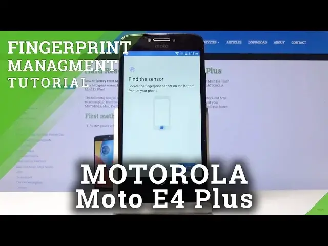 'Video thumbnail for How to Set Fingerprint Unlocking in Motorola Moto E4 Plus - Add Fingerprint'