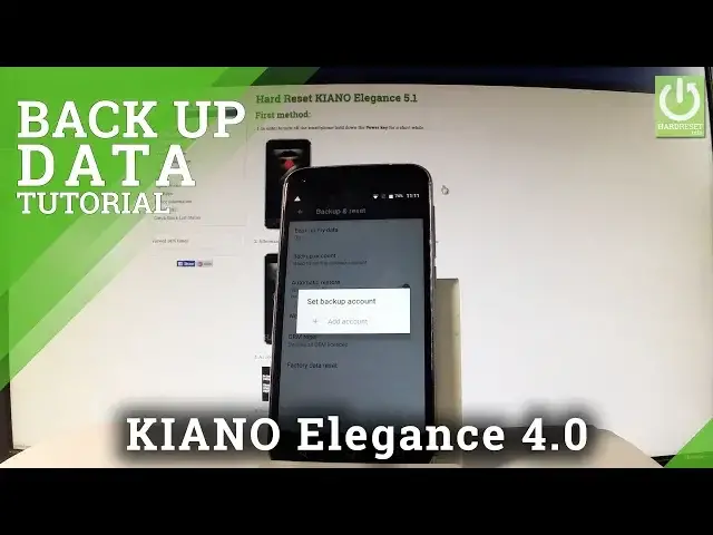 'Video thumbnail for How to Back Up KIANO Elegance 5.1 - Enable Google Backup'