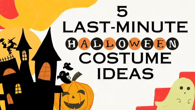 'Video thumbnail for 4 Last-Minute Halloween Costume Ideas'